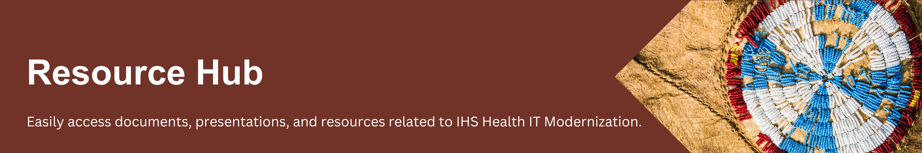 Easily access documents, presentations, and resources related to the IHS Health IT Modernization Program.
