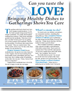 Thumbnail image of Can you taste the LOVE? Bringing Healthy Dishes to Gatherings Shows You Care