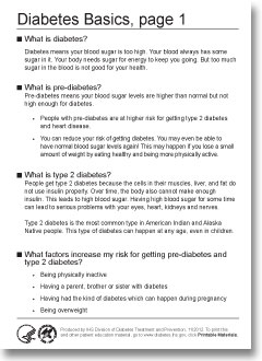 Thumbnail image of Diabetes Basics