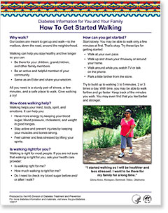 How To Get Started Walking