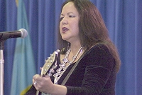 Joanne Shenandoah - Iroquois - Member of the Wolf Clan of the Oneida Nation - American Indian/Alaska Native Heritage Program