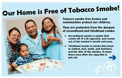 Tobacco free information card