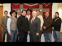 Thumbnail - clicking will open full size image - Cheyenne River Sioux Tribe delegation and Mr. Robert McSwain, Deputy Director for Management Operations