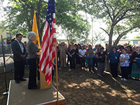 Thumbnail - clicking will open full size image - Secretary Sebelius at Gallup Indian Medical Center