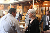 Thumbnail - clicking will open full size image - Secretary Sebelius at Navajo Nation Council Special Session