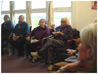 Thumbnail - clicking will open full size image - Meeting with Tanana Elders
