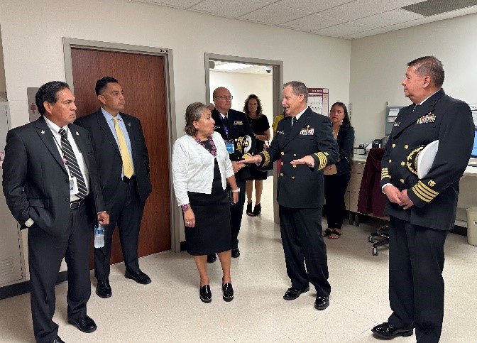IHS Director Roselyn Tso visits the Muscogee (Creek) Nation's Koweta Indian Health Center