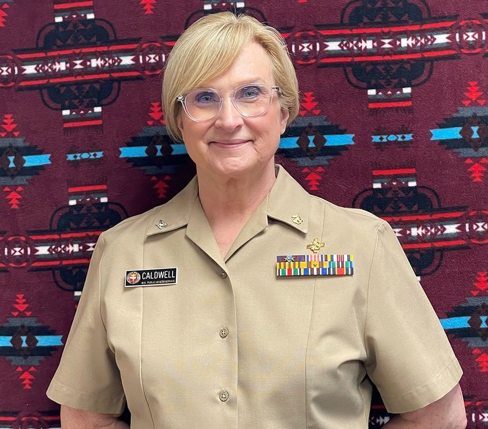 Capt. Vickie Caldwell, IHS Division of Nursing Services’ Nurse of the Month for July