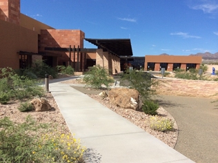 The new San Carlos Apache Tribe Health Center is located in Peridot, Arizona.