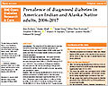 Prevalence of diagnosed diabetes in American Indian and Alaska Native adults, 2006-2017