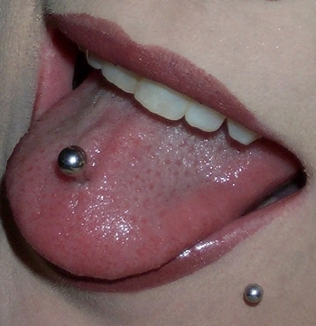 Pierced Tongue