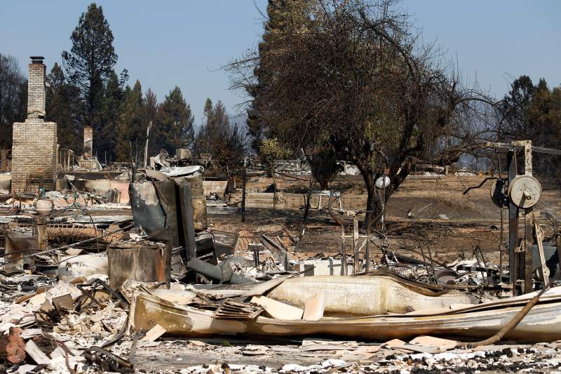 Redwood Valley Rancheria Home destroyed by fire