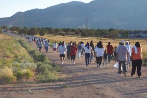 People running