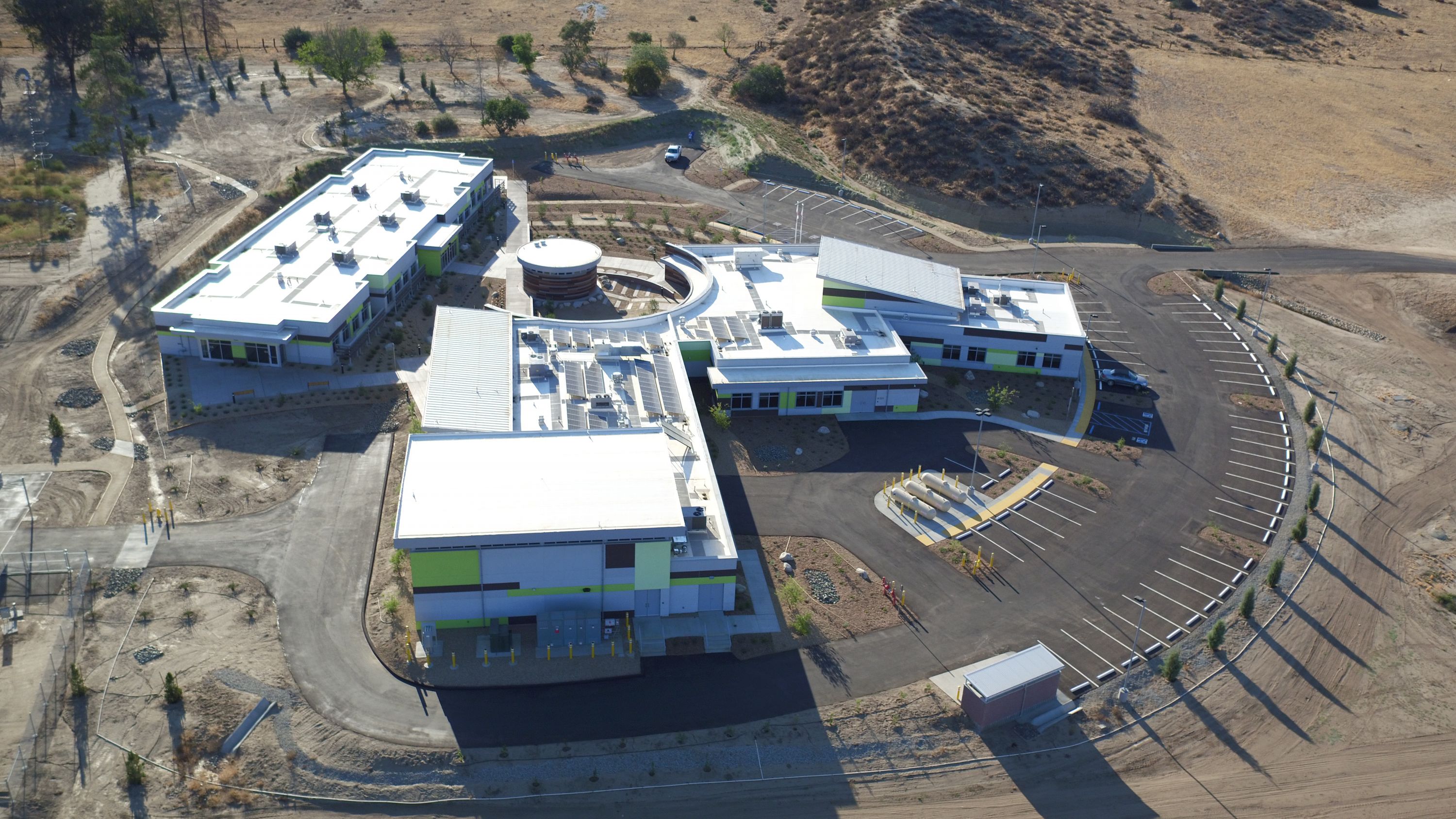 Administration Building - Aerial View