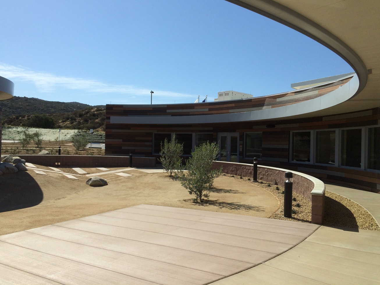 Courtyard looking east