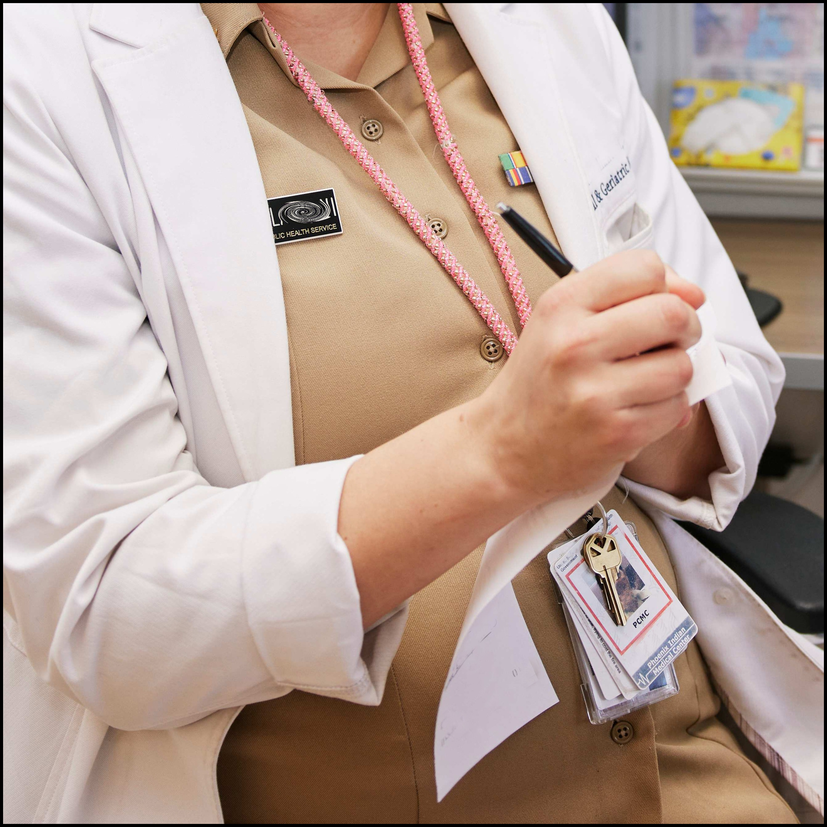 Doctor writing a prescription