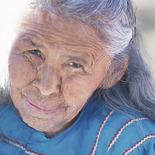 an elder woman