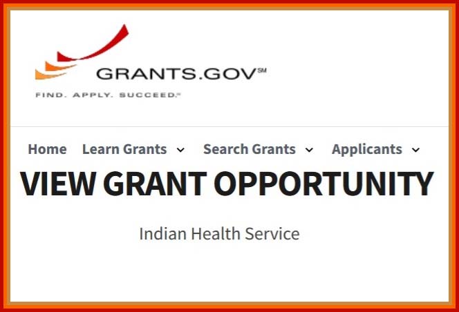 Grants.gov screen