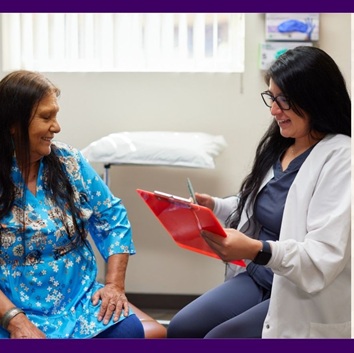 doctor with patient