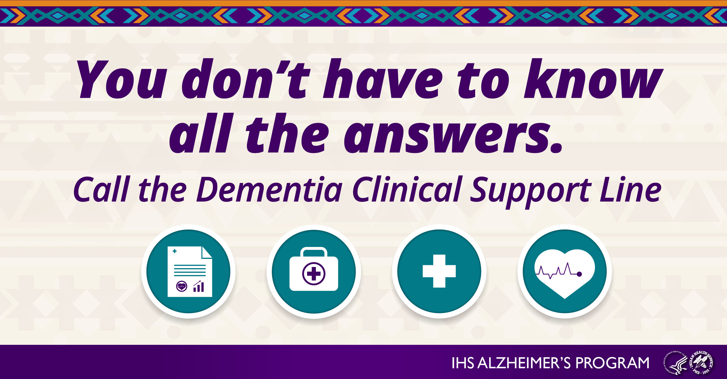 Clinical support line banner