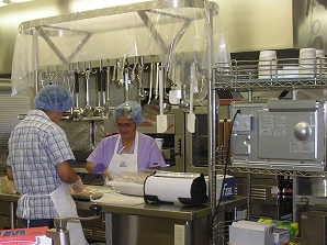 employees prepares meals and snacks