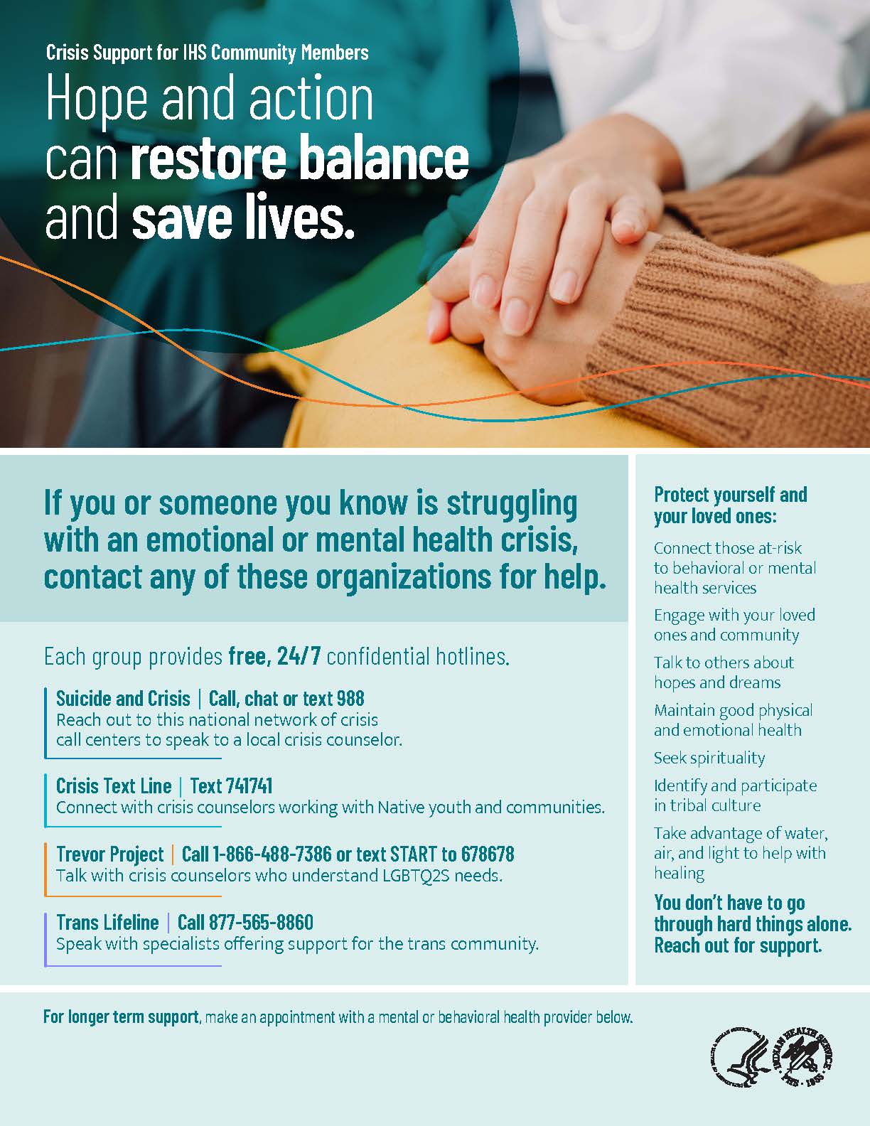 Suicide and Crisis Prevention Fact Sheets