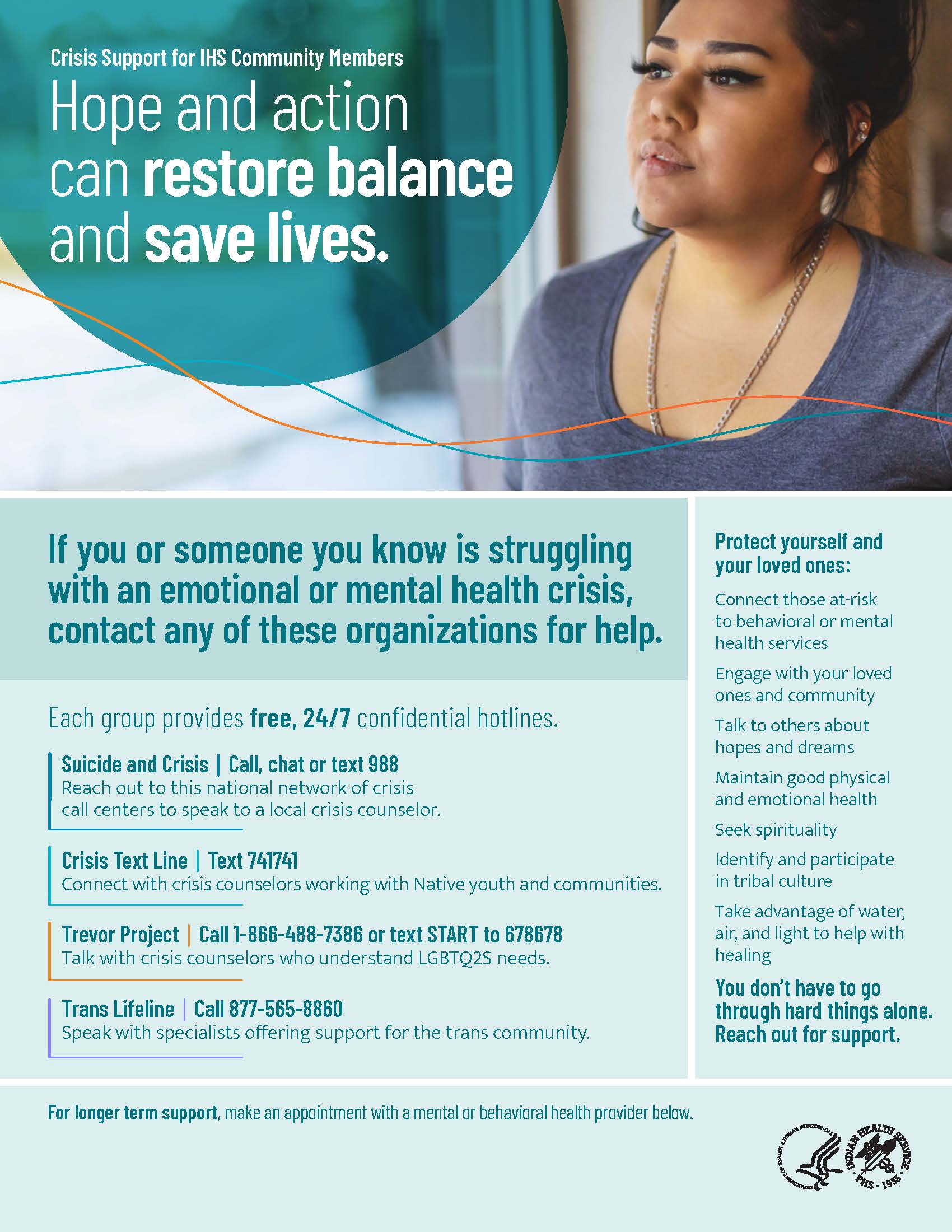 Suicide and Crisis Prevention Fact Sheets