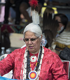 an elder woman