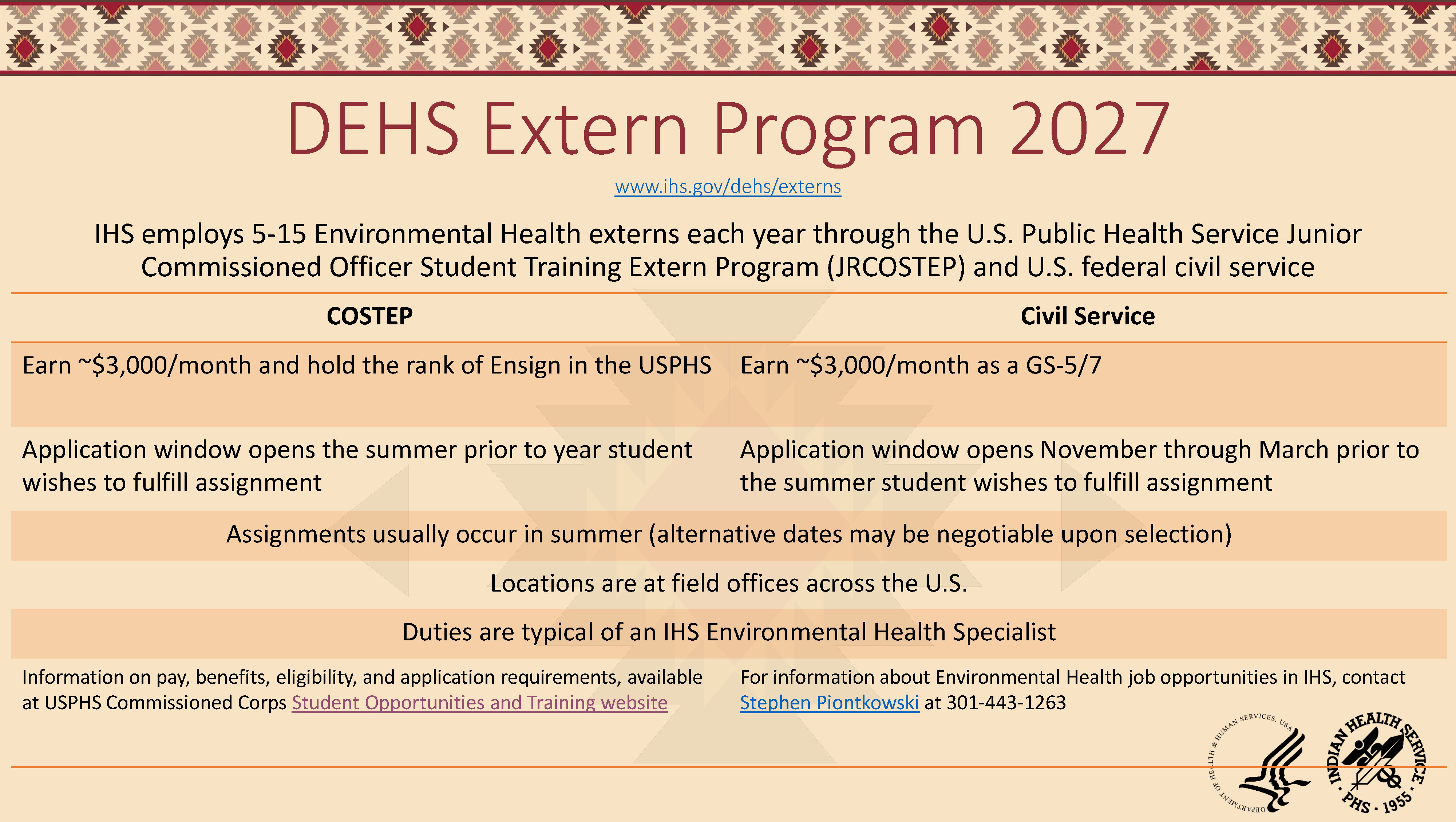 DEHS Extern Program 2027