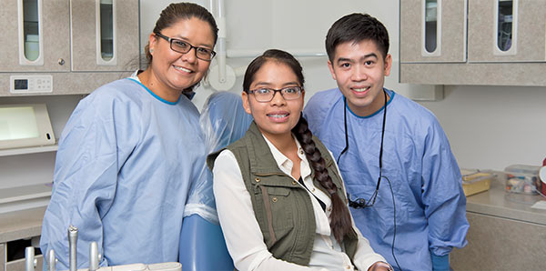 Photo of IHS Dental Health Professionals and Patient