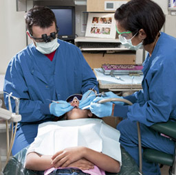 Photo of Denatl Professionals Teaching Working On A Patient