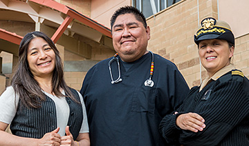 Medical profession group photo.