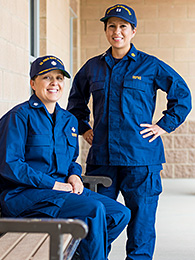 Two medical professions smiling