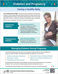 Thumbnail image of Diabetes and Pregnancy