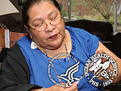 Thumbnail image of Author Barbara Mora Injecting Insulin Demonstration