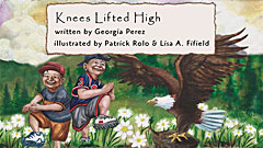Knees Lifted High. Animated Eagle Book Video