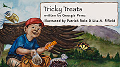 Thumbnail image of Tricky Treats. Animated Eagle Book Video