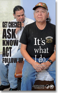 Men's Health Poster - It's what I do: Get Checked