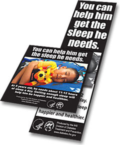 You can help him get the sleep he needs.