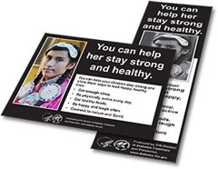 You can help her stay strong and healthy