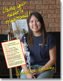 Using your talent is traditional!