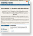 Resource Guide to Trauma-Informed Human Services