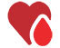 Heart/Blood Drop icon