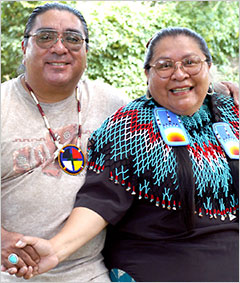 Barbara Mora and husband, Bob.