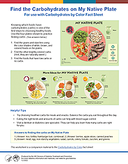 Thumbnail image of Find the Carbohydrates on My Native Plate