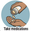 Take medications