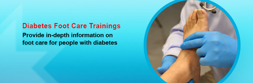 Diabetes Foot Care Trainings Provide in-depth information on foot care for people with diabetes