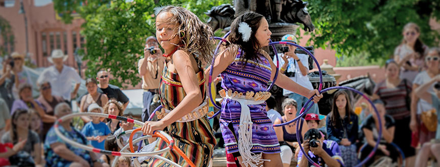 Dancing American Indian Children