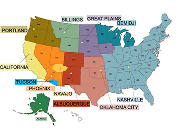 IHS Area map