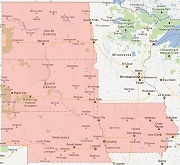 Great Plains Area Map